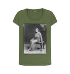 Khaki Cornelia Sorabji Women's Scoop Neck T-shirt