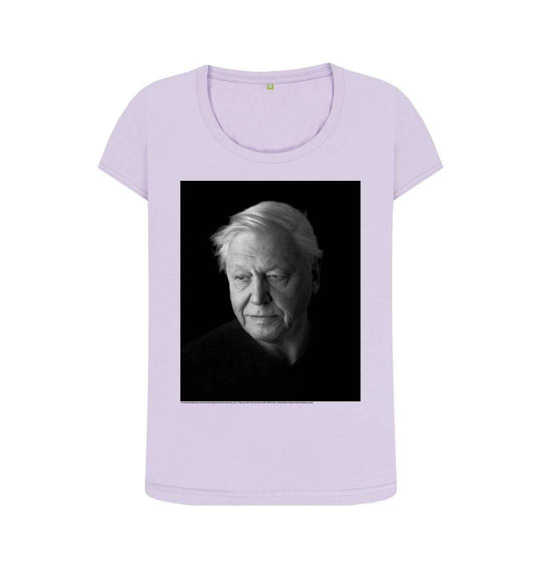 Violet sir david attenborough women's scoop neck t shirt