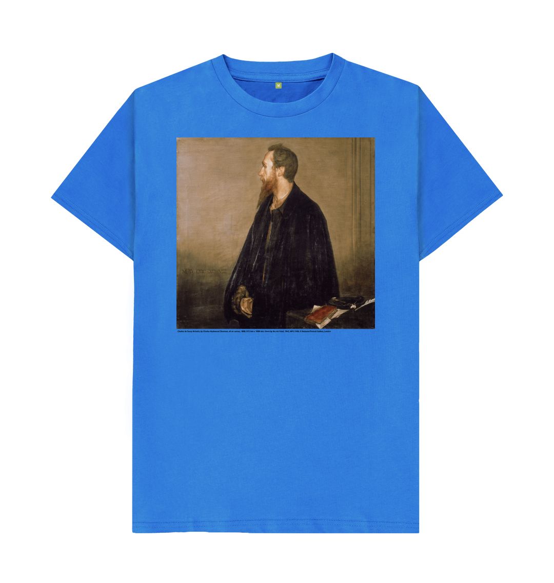 Bright blue charles de sousy ricketts unisex t shirt