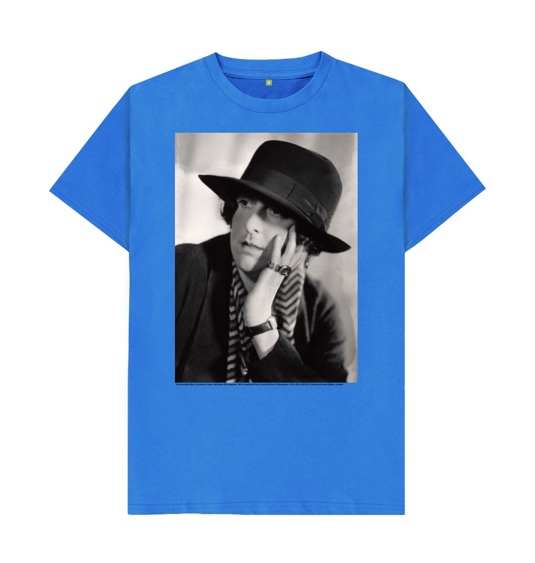Bright blue vita sackville west unisex t shirt