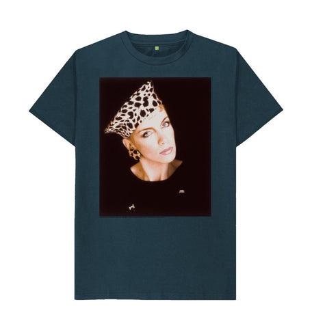 Denim Blue Annie Lennox Unisex T-shirt