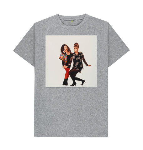 Athletic Grey Joanna Lumley; Jennifer Saunders as Edina and Patsy in 'Absolutely Fabulous' Unisex Crew Neck T-shirt