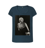 Denim Blue Laura Knight Women's Scoop Neck T-shirt