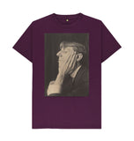 Purple Aubrey Beardsley Unisex T-Shirt