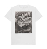 White Amy Johnson sheet music cover Unisex T-Shirt