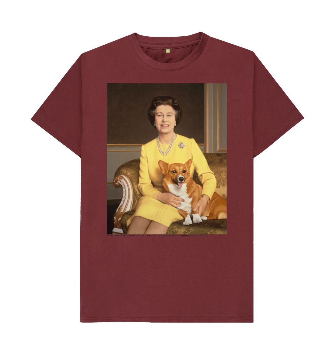 Red wine queen elizabeth ii unisex t shirt