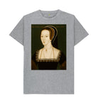 Athletic Grey Anne Boleyn Unisex Crew Neck T-shirt