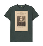 Dark Grey William Shakespeare Unisex T-Shirt