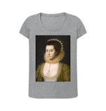 Athletic Grey Anne, Countess of Pembroke Women's Scoop Neck T-shirt