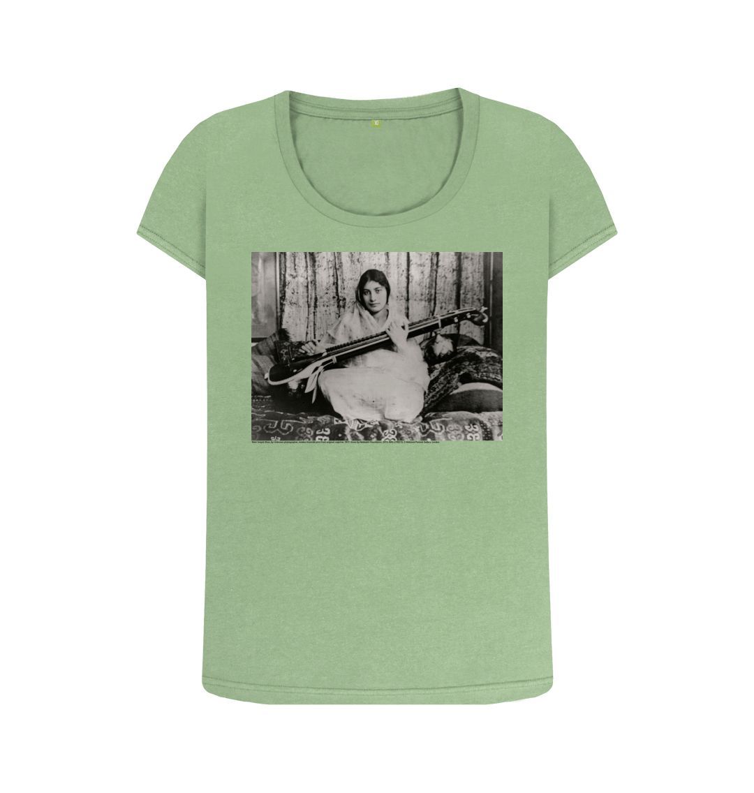 Sage noor inayat khan women's scoop neck t shirt