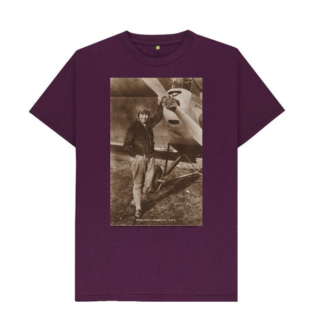 Purple Amy Johnson Unisex T-Shirt