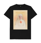 Black Edith Cavell Unisex Crew Neck T-shirt