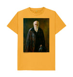 Mustard Charles Darwin Unisex T-Shirt