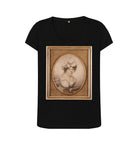 Black Sarah Biffin Women's Scoop Neck T-shirt