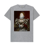 Athletic Grey Queen Elizabeth I NPG 190 Unisex T-Shirt