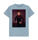 Stone Blue Shirley Bassey Unisex T-Shirt