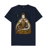 Navy Blue Queen Elizabeth I Unisex T-Shirt