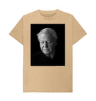 Sand Sir David Attenborough Unisex Crew Neck T-Shirt
