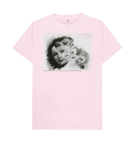 Pink Greta Garbo Unisex t-shirt