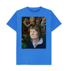 Bright Blue Iris Murdoch Unisex t-shirt
