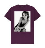 Purple Saffron Burrows Unisex T-Shirt