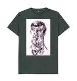 Dark Grey Stephen Fry Unisex t-shirt