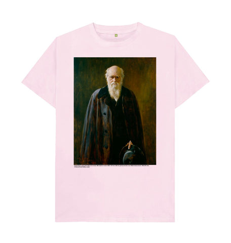Pink Charles Darwin Unisex T-Shirt