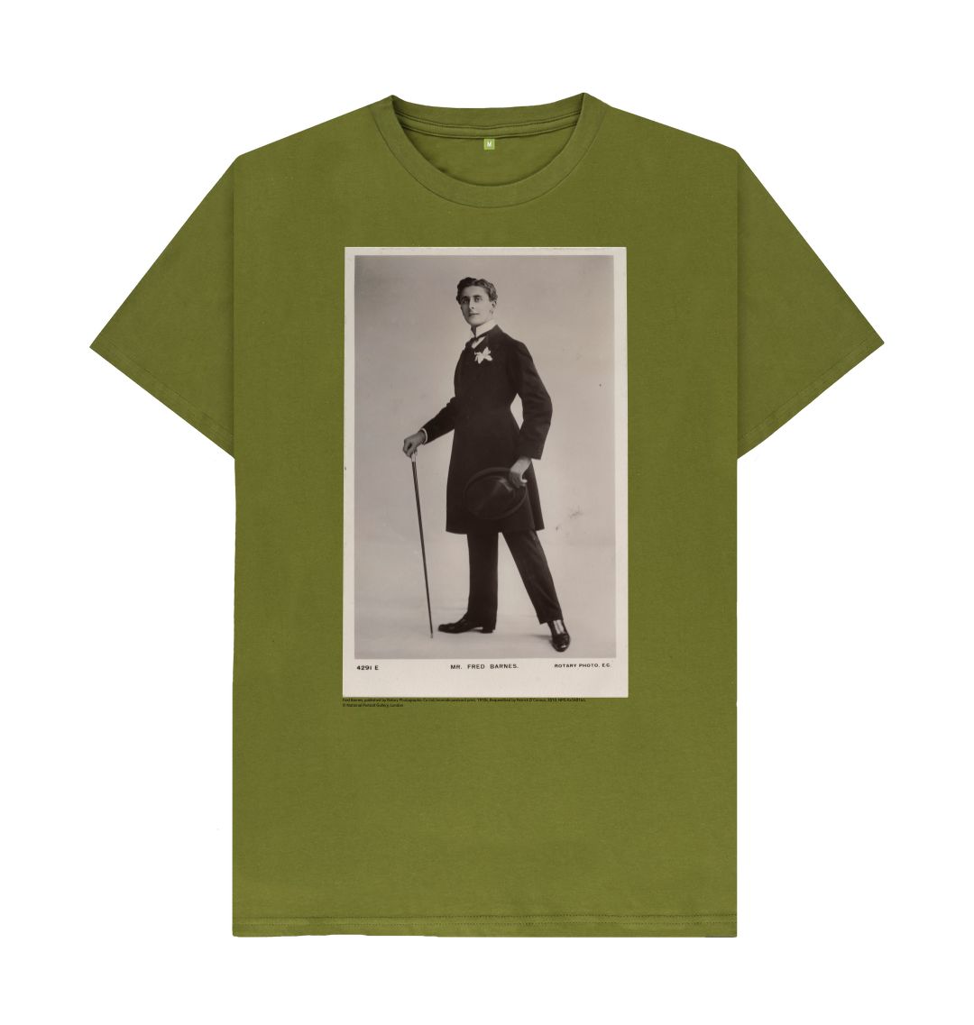 Moss green fred barnes unisex t shirt