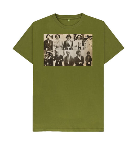 Moss Green 'Surveillance Photograph of Militant Suffragettes' Unisex T-Shirt