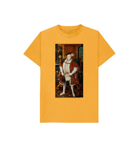 Mustard King Edward VI kids t-shirt
