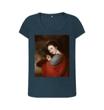 Denim Blue Mary Moser Women's Scoop Neck T-shirt