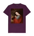 Purple Mary Moser Unisex Crew Neck T-shirt