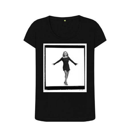 Black Geri Halliwell Women's Scoop Neck T-shirt