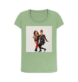 Sage Joanna Lumley; Jennifer Saunders as Edina and Patsy in 'Absolutely Fabulous' Women's Scoop Neck T-shirt
