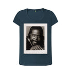 Denim Blue Barry White Women's Scoop Neck T-shirt