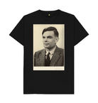 Black Alan Turing Unisex t-shirt