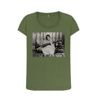 Khaki Noor Inayat Khan Women's Scoop Neck T-shirt