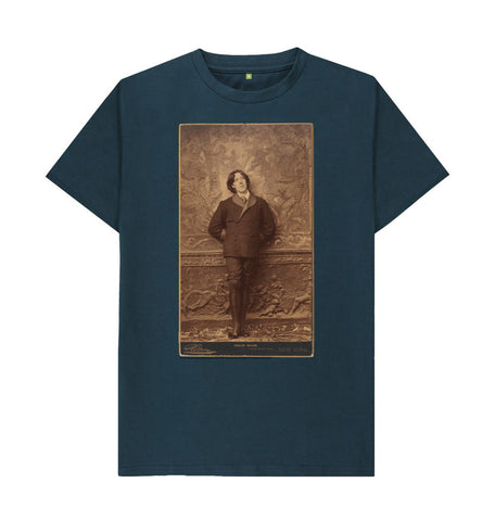Denim Blue Oscar Wilde Unisex t-shirt