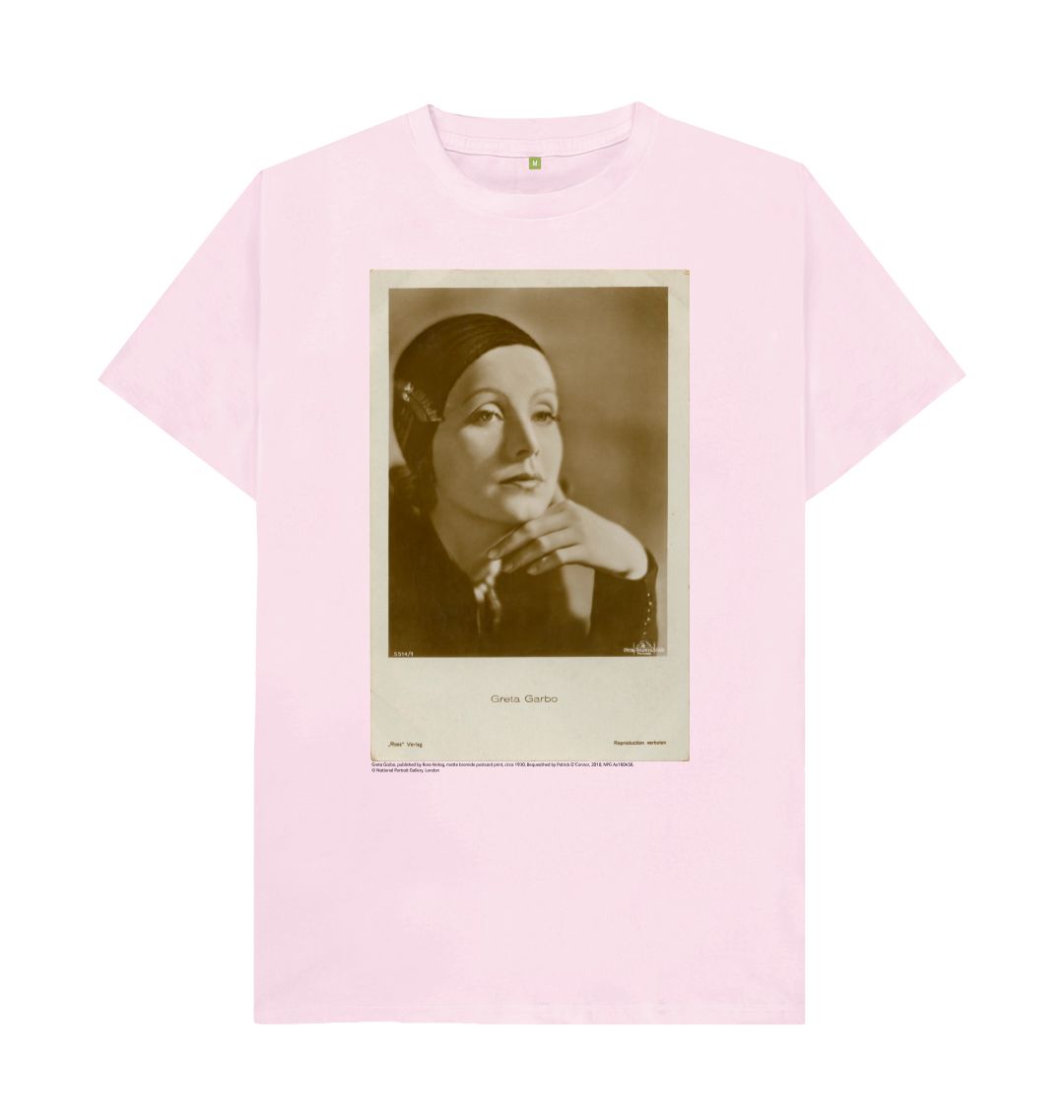 Pink greta garbo by ross verlag  unisex t shirt