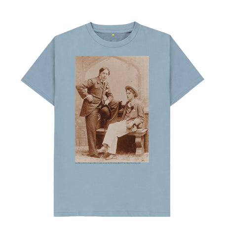 Stone Blue Oscar Wilde and Lord Alfred Bruce Douglas Unisex T-Shirt