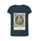 Denim Blue Pocahontas Women's Scoop Neck T-shirt