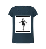 Denim Blue Geri Halliwell Women's Scoop Neck T-shirt