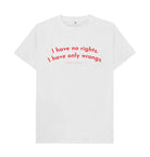 White Caroline Norton Quote Unisex T-shirt White