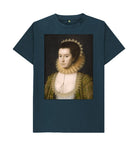 Denim Blue Anne, Countess of Pembroke Unisex Crew Neck T-shirt