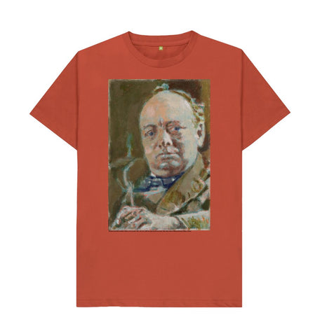 Rust Winston Churchill Unisex T-Shirt
