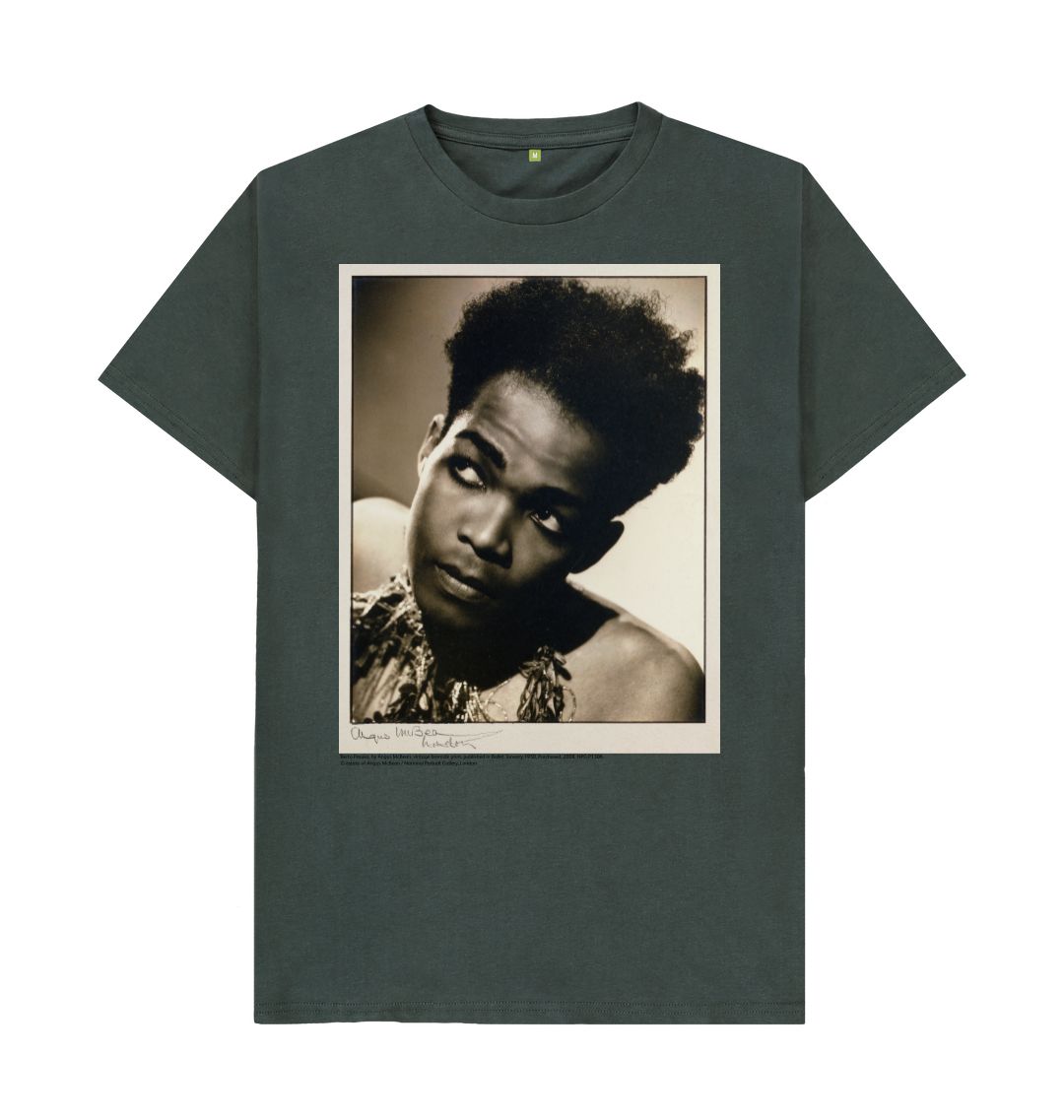 Dark grey berto pasuka by angus mcbean unisex t shirt