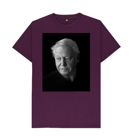 Purple Sir David Attenborough Unisex T-Shirt