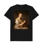 Black Angelica Kauffmann Unisex Crew Neck T-shirt