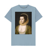 Stone Blue Anne, Countess of Pembroke Unisex Crew Neck T-shirt