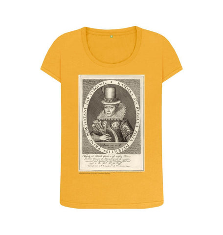 Mustard Pocahontas Women's Scoop Neck T-shirt